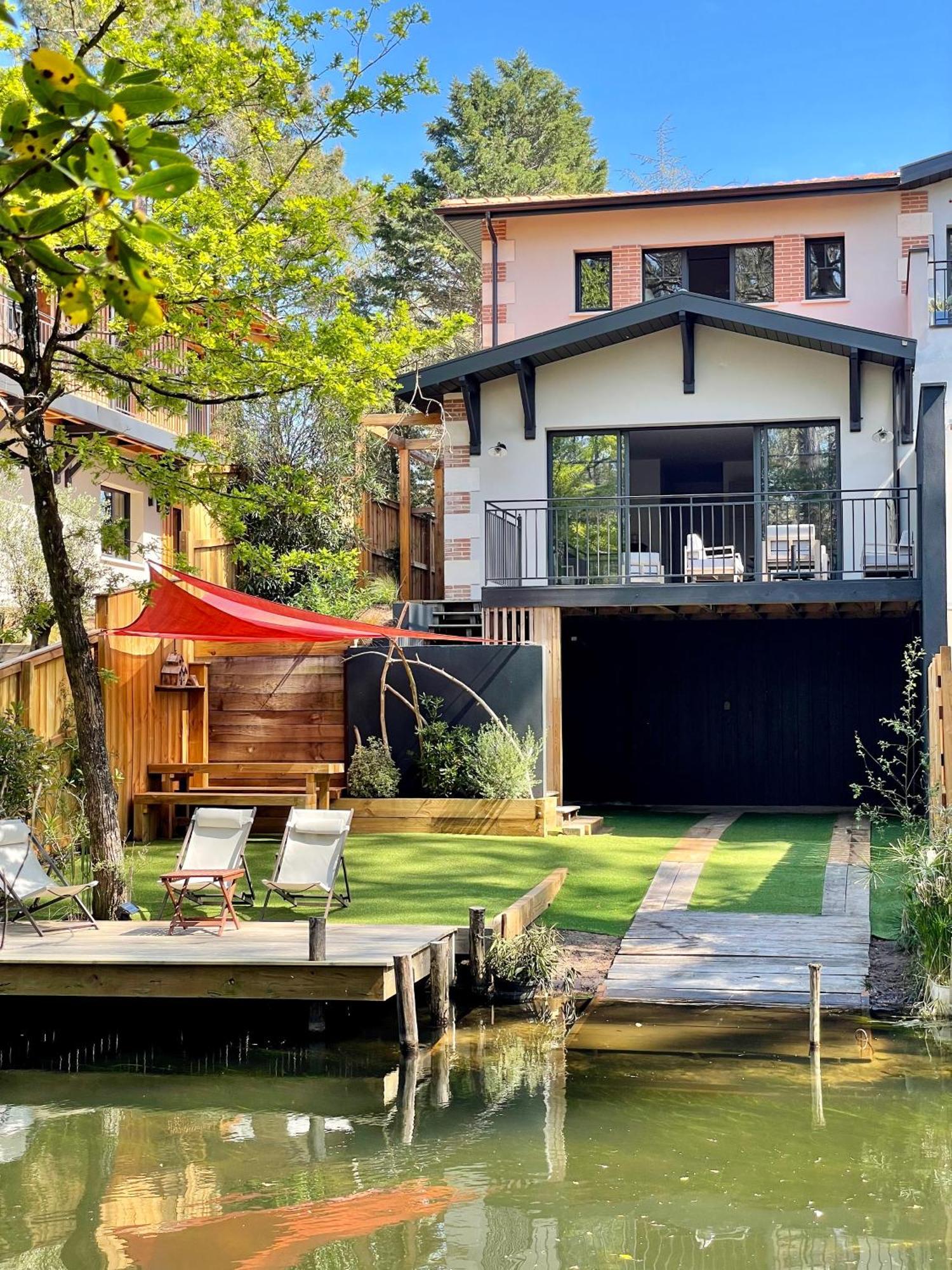Villa Du Canal - Ponton Pour Bateau La Teste-de-Buch Esterno foto